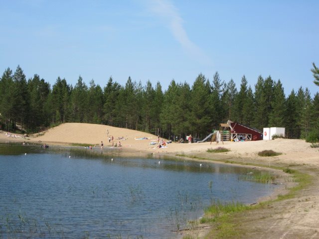 jarvi ja hiekkaranta